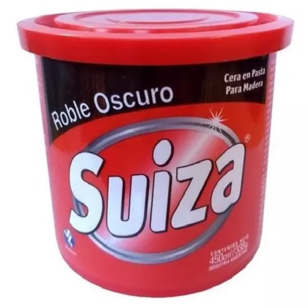 CERA SUIZA PASTA ROBLE OSCURO 450 CC